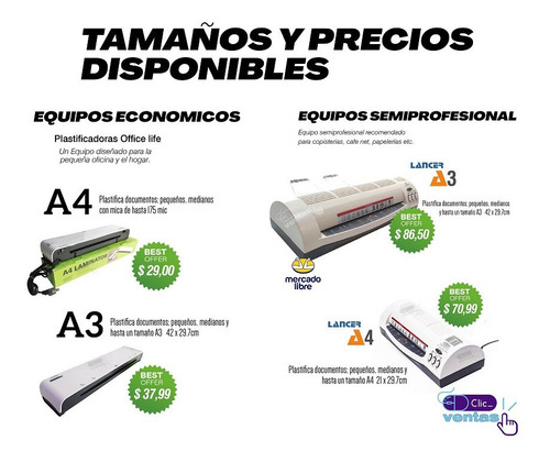 Plastificadora Tam A3 Semiprofesional /laminadora Lancer