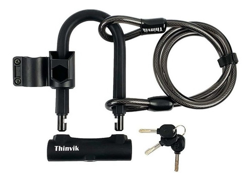 Thinvik Bike U-locks Heavy Duty Anti Robo 12 Mm X 1,2 M (48 