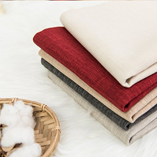Jeanerlor Funda De Almohada Decorativa De Lino Con Forro Sin