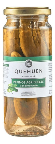 Pepinos Agridulces Condimentados - Quehuen (330g)