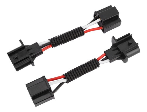 2pcs Para H13 Macho Para Adaptador Fêmea H4 75w Farol