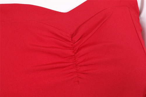 Sexy Señora Swing Vestidos De Fiesta Sin Tirantes Casual Ves