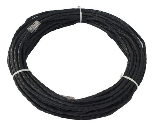 Cabo Rede Internet Preto Cat5e 30 Metros Crimpado J2801