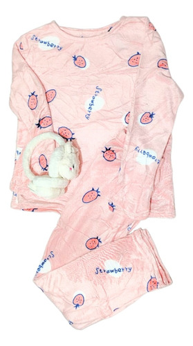 Pijama 10 A 12  Niña Diseños Varios Kawaii + Gratis Llavero 