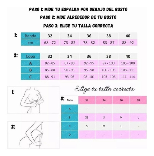 Brasieres Bra Push Up Escote Profundo Convertible