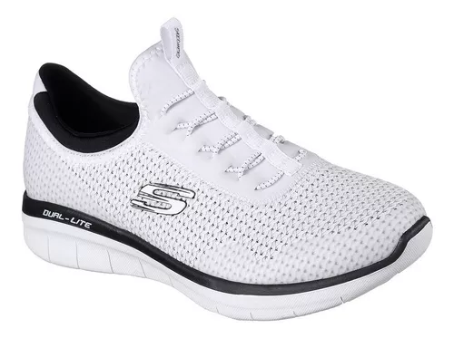 Tenis Skechers Synergy 2 Blanco/negro Mujer 12386/bkw