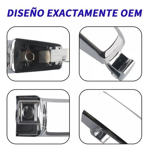2pcmanija Exterior Chevrolet Aveo 2008 - 2017 Cromada Trasera