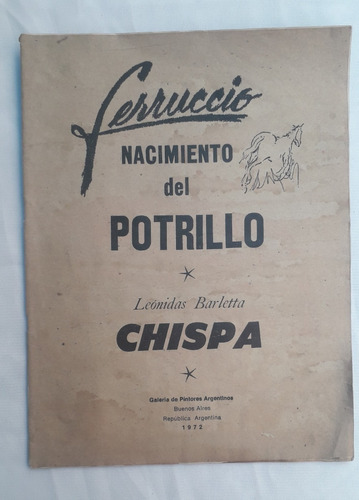 Revista Antigua  ** Galería De Pintores Argentino * 1972