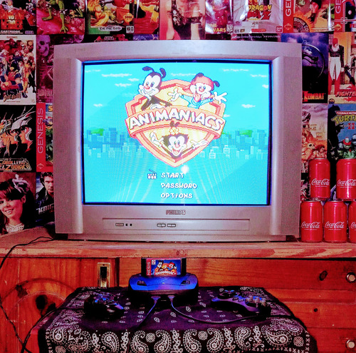 Cartucho De Sega Animaniacs (Usado)