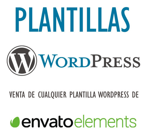 Plantillas Wordpress O Cualquier Recurso De Envato Elements