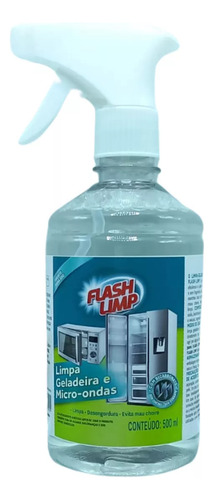 Limpa Geladeira E Micro-ondas Flash Limp Tira Odores