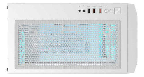 Gabinete Gamer Cougar Uniface Mini Rgb White Color Blanco