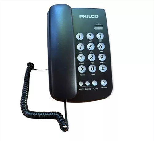 TELÉFONO SOBREMESA NEGRO - Philco Chile