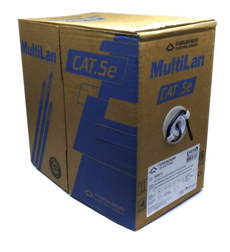 Imagen 3 de 9 de Cable Utp Furukawa 23200110 Cat 5e 305m Multilan 100% Cobre