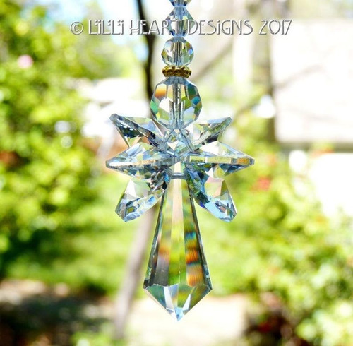 Imagem 2 de 7 de Anjos De Cristais - Pêndulo Mobile - Cristal - Decoração