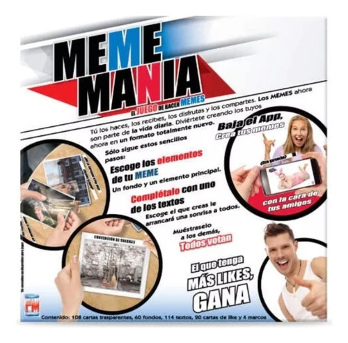 Juego De Mesa Meme Manía Fotorama