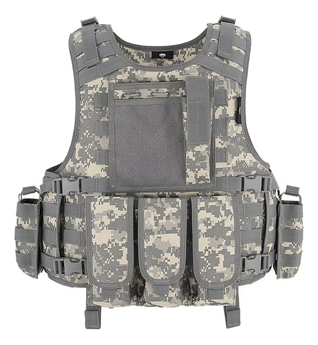 Chaleco De Airsoft Mgflashforce Molle, Chaleco Táctico, Port