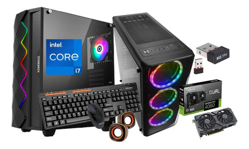 Cpu Gamer Intel Core-i7 12va Ssd 1000gb/ram 16gb/rtx-4060/8g