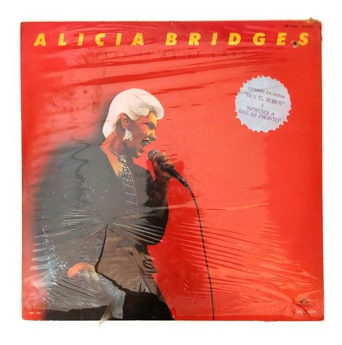 Alicia Bridges - Play It As It Lays   Cerrado    Lp