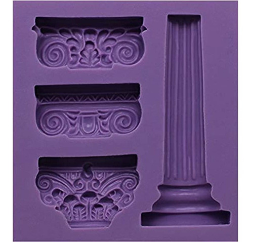 Funshowcase Ancient Greek Pillars Fondant Molde De Caramelo