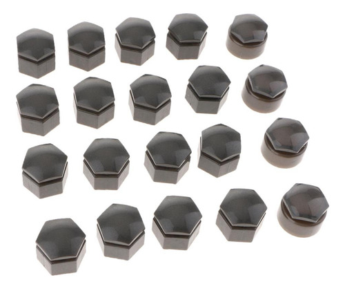 4 X 20 Unids Gris Rueda Tuerca Tornillo Cubierta Tornillo