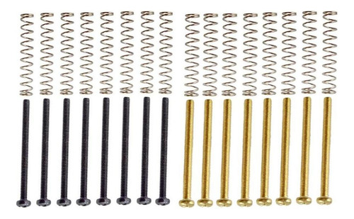 16pcs Tornillos Resortes De Marco Recogida De Bobina Doble