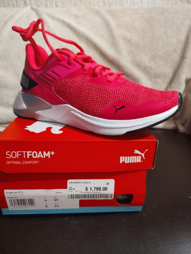 Tenis Puma #4.5 Rosa Hermosos