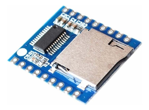 Módulo Leitor Cartão Mp3 Serial Rs232 Ttl Xy-v17b P/ Arduino