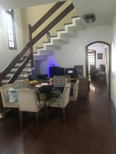 Sobrado Com 3 Dormitórios À Venda, 239 M² Por R$ 1.200.000 - Jardim Regina - São Paulo/sp - So0781
