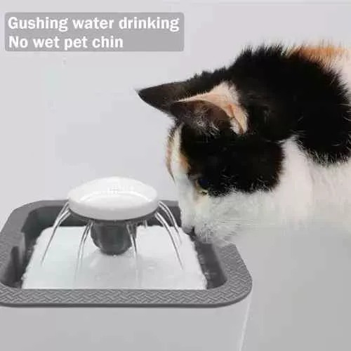 Fuente De Agua Para Gatos Y Perros De 2.5 Litros De 3 Modos
