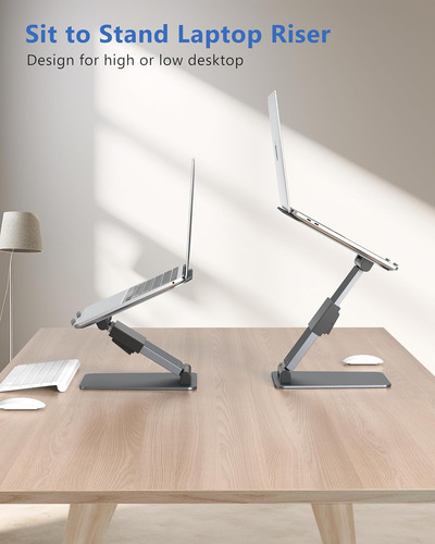 Soporte Alto Para Computadora Portátil De Pie Para Escritori