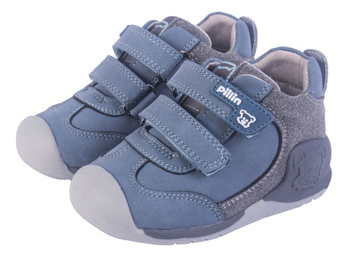 Zapato  Pillin Pasos Bebe Niño Azul