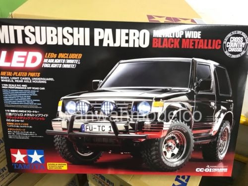 Tamiya 47375 1/10 Rc Pajero Metaltop Wide - Cc01 Negro