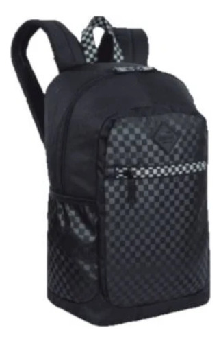 Mochila Costas Nailon Magic Xadrez Preto Sestini