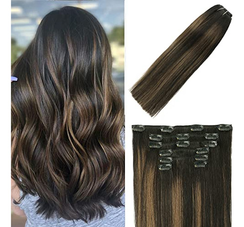 Clip En Extensiones De Pelo Remy Cabello Natural Ddsz7