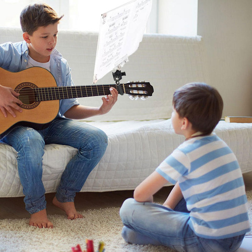 Partido De Guitarra Soporte De Nota De Música De Guitarra No