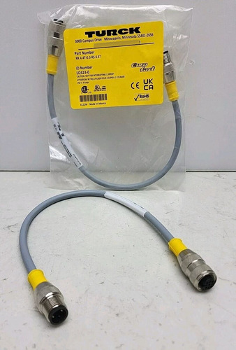2 Pk Turck Rk 4.4t-0.3-rs 4.4t Actuator And Sensor C Ccw