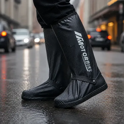 Capa De Chuva Para Calçado Motoqueiro Impermeável Antiderrapante - R$ 34,89