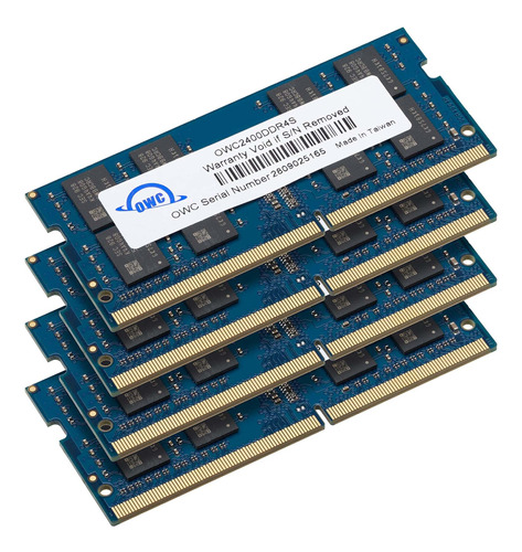 Memoria Ram 128gb 4x32gb Ddr4 2400 Mhz Sodimm Owc Owc2400dr4