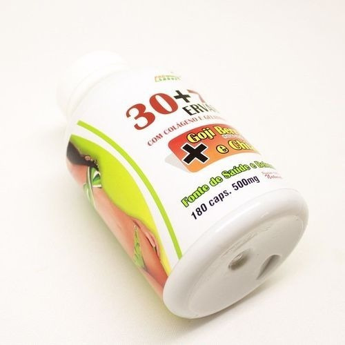 30+7 Ervas Goji Berry E Chia 180 Cápsulas 500 M G