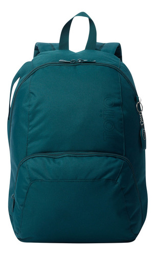 Totto Mochila Resistente Con Organizador Interno Morral Omet Azul Petróleo Lisa
