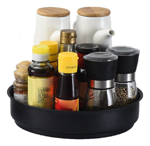 Soporte De Almacenamiento De Cocina Estante De Xl Negro