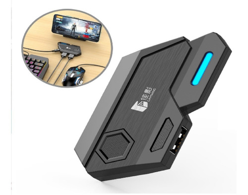 Adaptador De Mouse Y Teclado Para Juegos En Celular Andr/ios