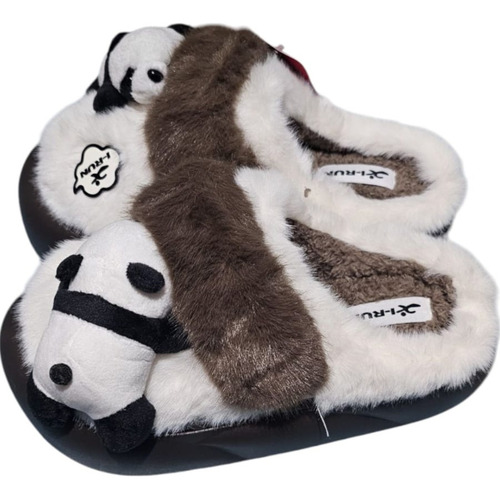 Pantufla Juvenil Pelo Sintetico Confort
