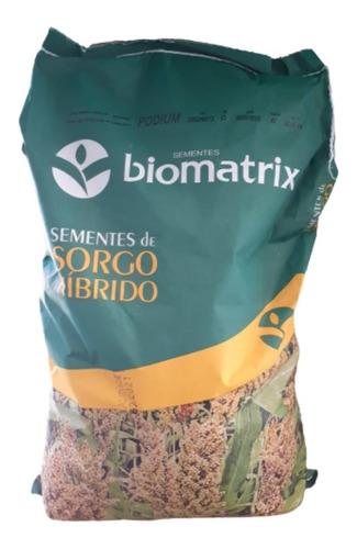 Sementes Sorgo Podium Biomatrix Melhor Opção Sorgo Silageiro