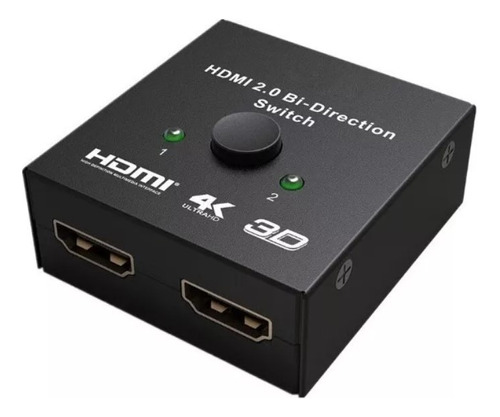 Switch Hdtv 2.0 Splitter Bi-direccional 4k2k 2 Puertos