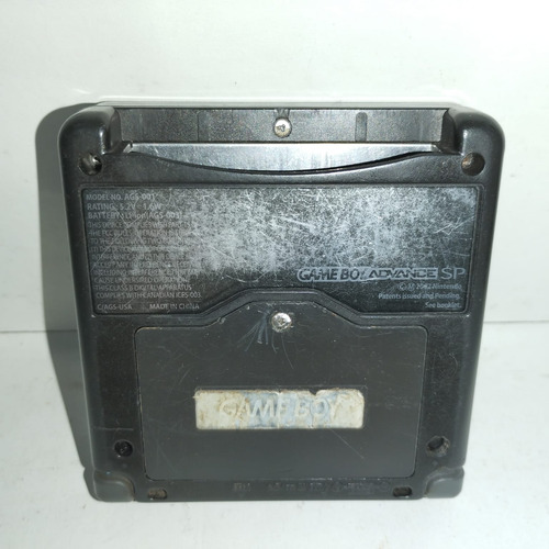Game Boy Advance Sp Negro Onyx Un Brillo Con Detalles Negro
