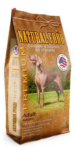 Natural Food Dog Adulto Premium 15kg