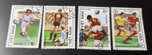 Sello Postal - Vietnam - Mundial México 86 (Usado)