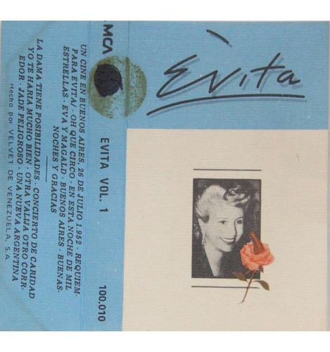 Casete Doble - Andrew Lloyd Webber / Evita. Album (1982)